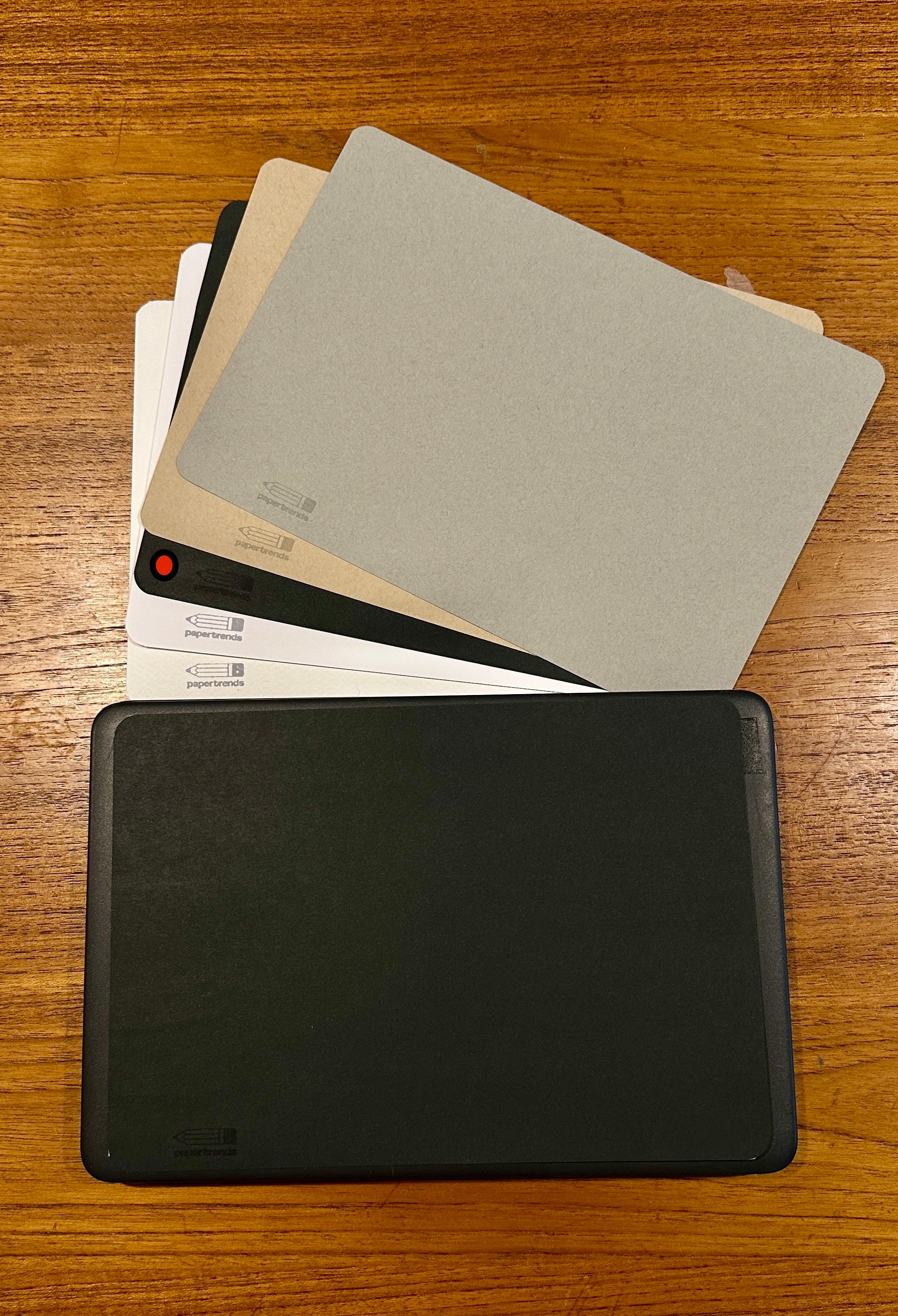 1 Single- Papertrends. Cover - Matte Black 70lb "Gel Pen" Edition